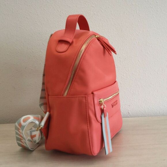 Tommy Hilfiger 69J51581 660 Women's Medium Phonix Pink Emily Nylon Backpack - Picture 6 of 11
